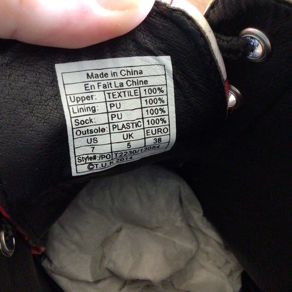 TUK Footwear Womens Tropical Parrot Floral Print Combat Boots Size 7 - Picture 6 of 7